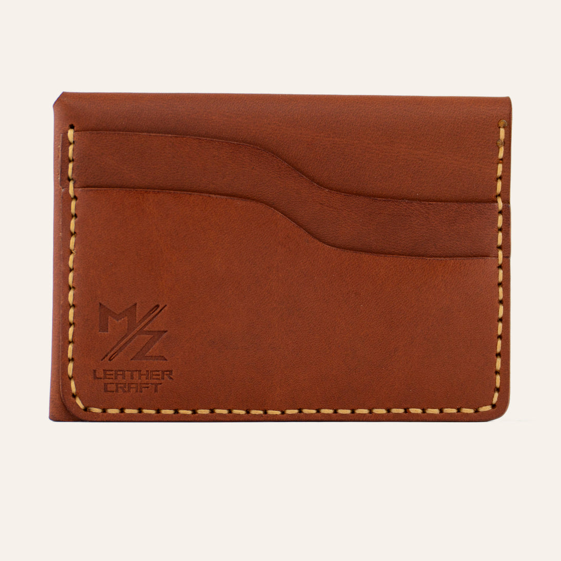 Kiremit Buttero deri üzerinde el dikişi (Saddle Stitch) ustalığı