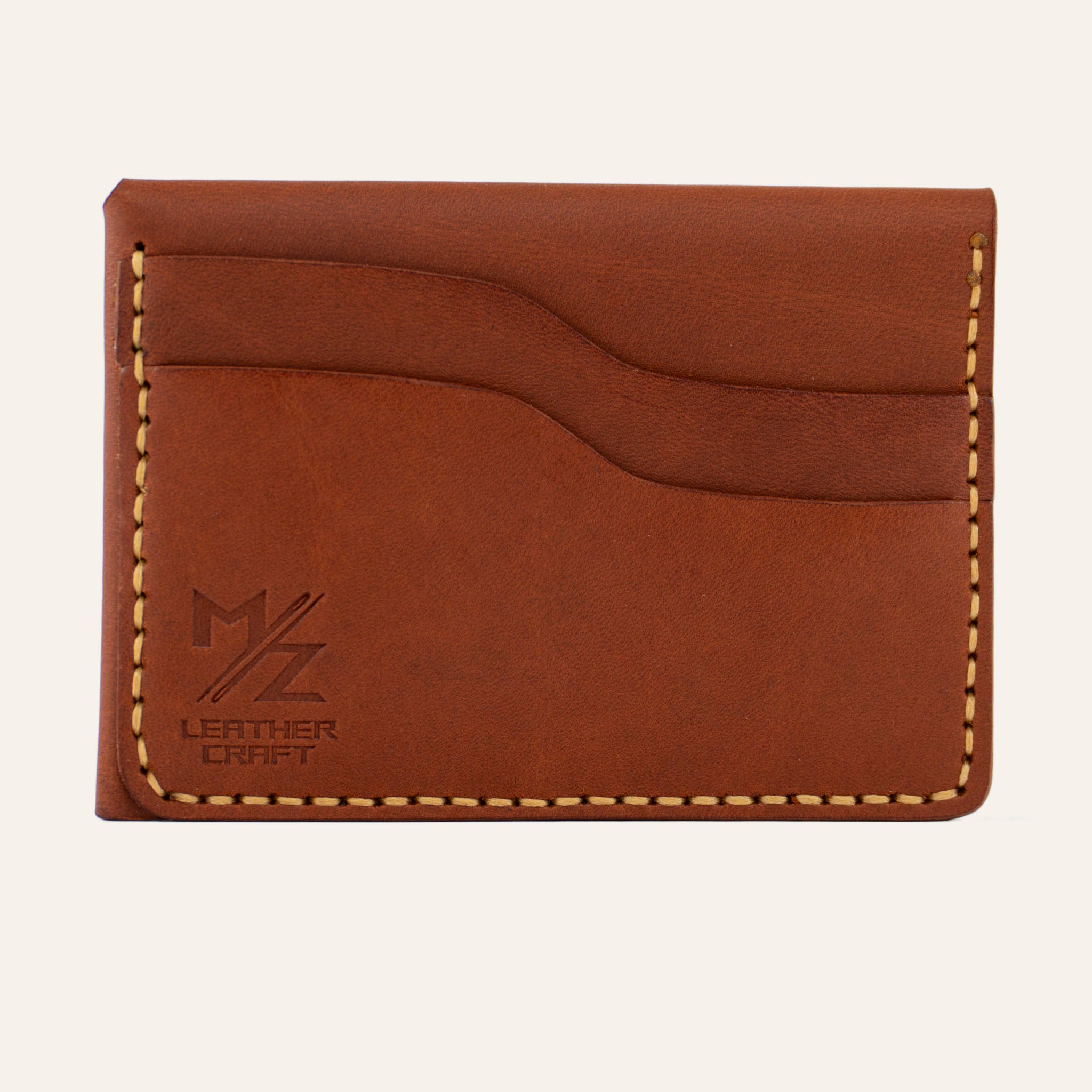 Kiremit Buttero deri üzerinde el dikişi (Saddle Stitch) ustalığı