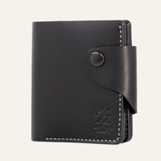 MZ Leather Craft logo baskısı - Birinci sınıf İtalyan Siyah Buttero deri