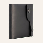 MZ Leather Craft Buttero siyah derinin kendine has patina dokusu