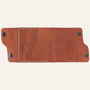 MZ Leather Craft Dil Kapaklı Cüzdan - Pueblo Deri - Kiremit