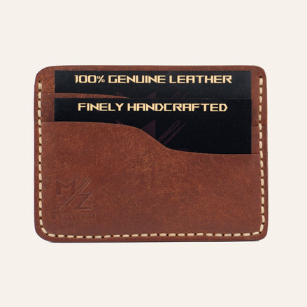 MZ Leather Craft Minimalist El Dikimi Kartlık - Pueblo Deri Kiremit