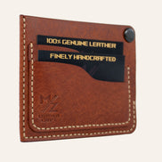 MZ Leather Craft logo baskısı - Birinci sınıf İtalyan Pueblo deri