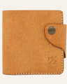 MZ Leather Craft Klasik Cüzdan Natural Pueblo Deri - Yatay Kart Bölmeli
