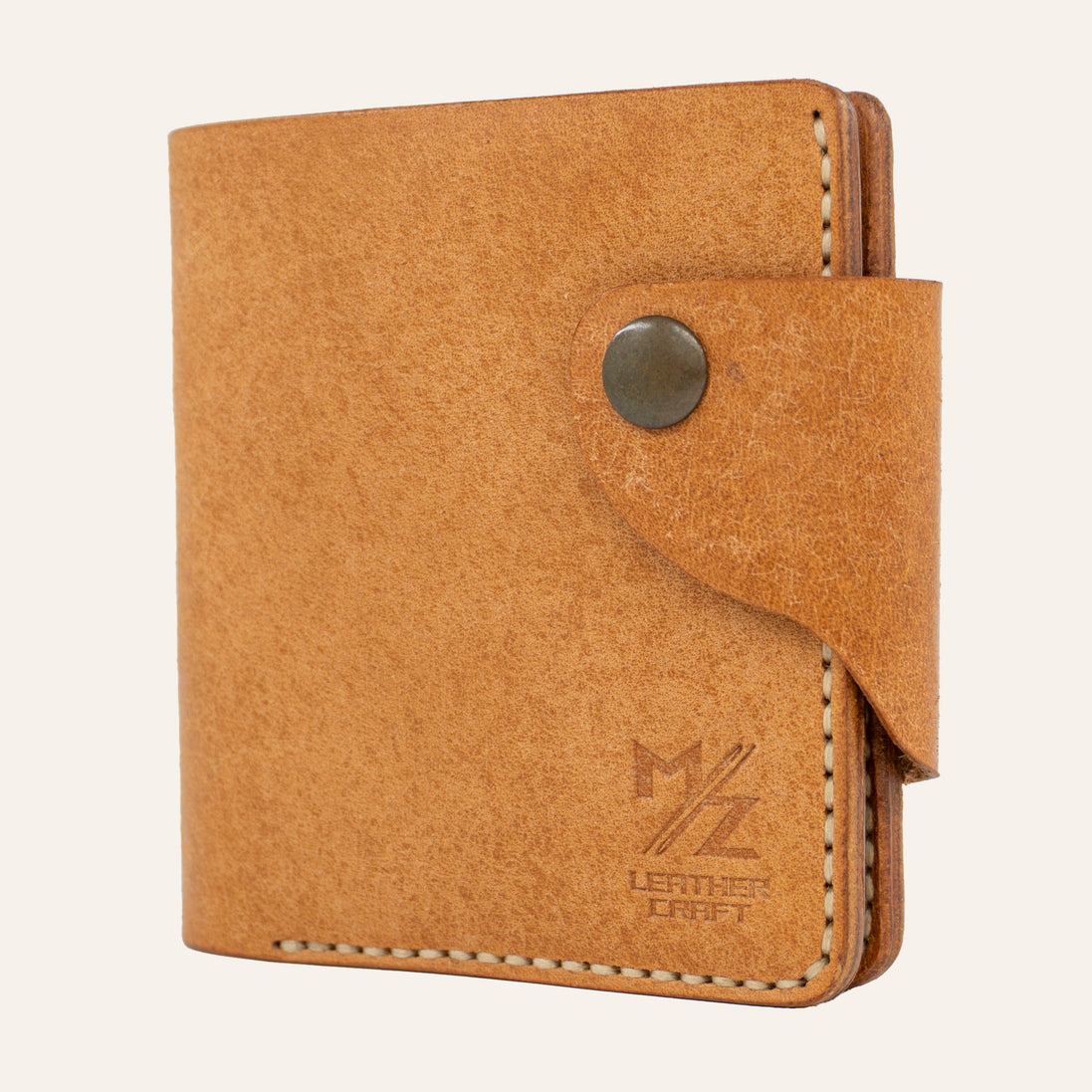 MZ Leather Craft logo baskısı - Birinci sınıf İtalyan Pueblo deri