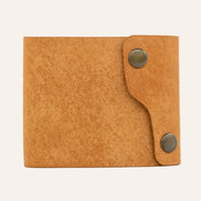 MZ Leather Craft Kompakt Cüzdan Dil Kapaklı - Pueblo Natural Deri
